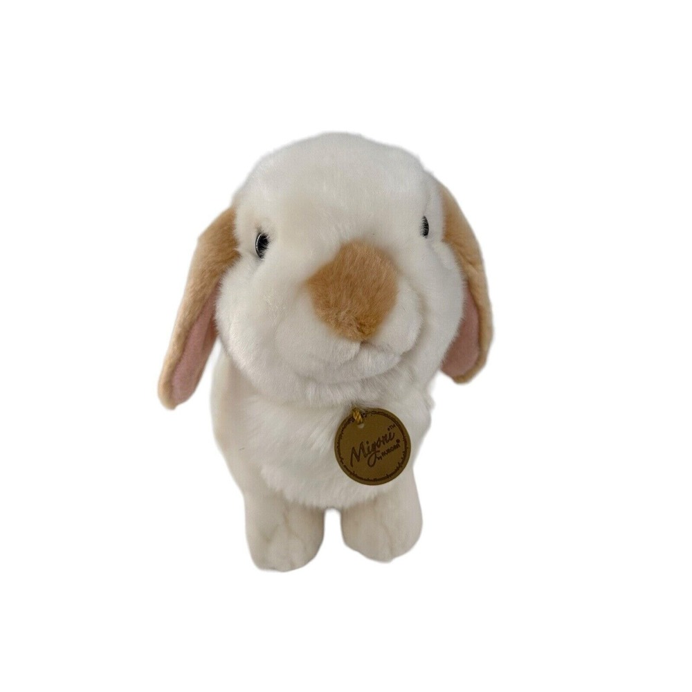 Miyoni Aurora Lop-Eared Bunny Plush 9" Stuffed Animal Soft Easter Realistic a